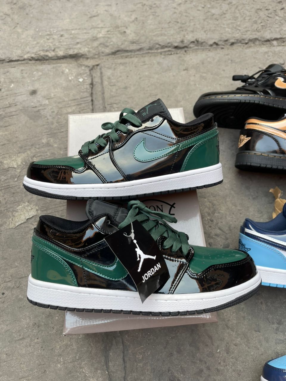 Jordan 1 Low Noble Green GS 553560-371