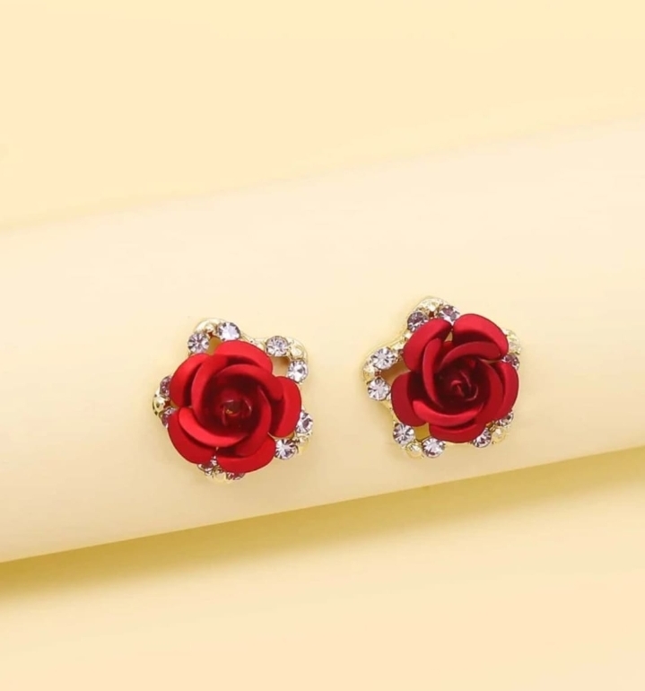 Boucles d'Oreilles "Roses Éternelles"